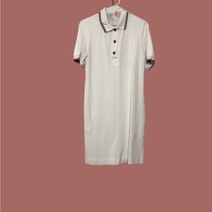 Love Moschino White Polo Midi Dress